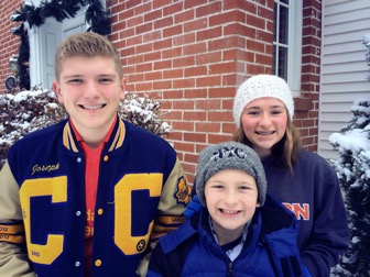 Joseph, Tom, and Maggie